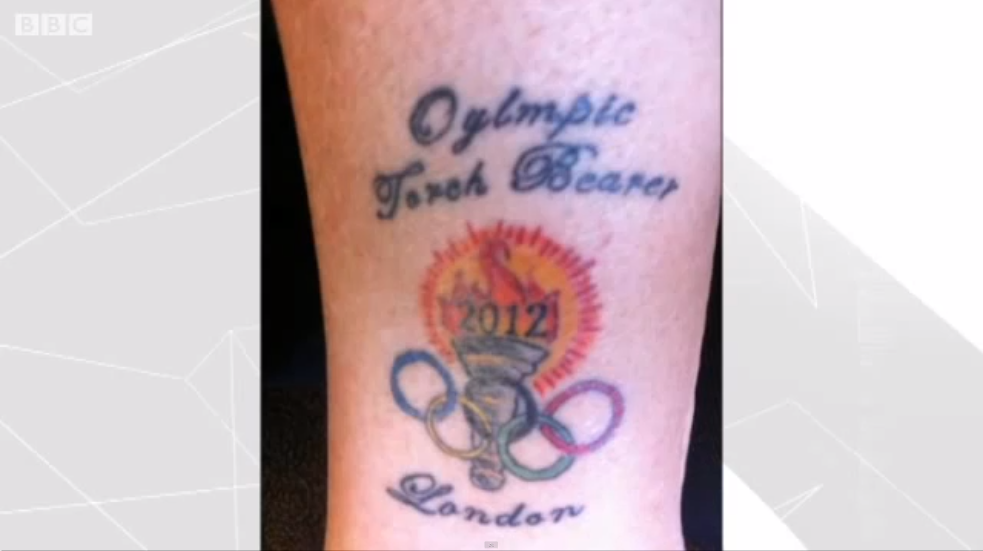 OS 2012, Jerri Peterson, Tatuering